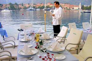 Croatia Cavtat restauracja przy plaży