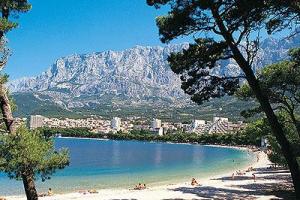 plaża przy hotelu Dalmacija
