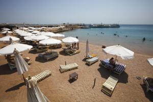 plaża hotelowa
