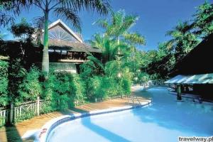 Sunset at the Palms Tree Top Deluxe basen