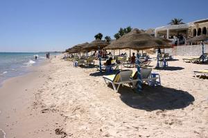 plaża hotelowa
